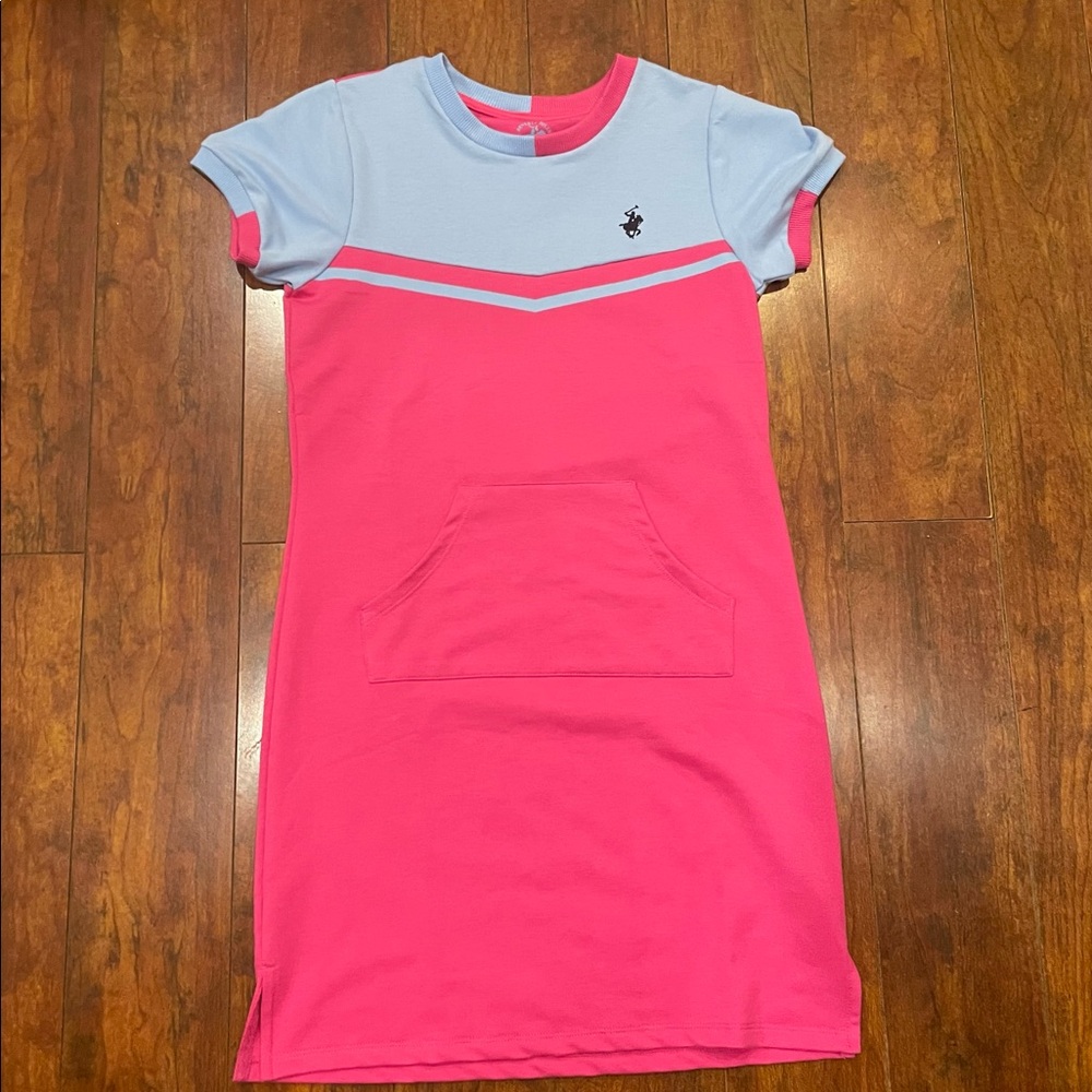 Pink blue tennis dress